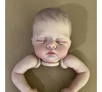 Kit de poupée Reborn déjà peint de 19 pouces, jumeaux Lily et Irys, peinture à la main, peau 3D avec veines détaillées, Kit fait à la main pour bébé Reborn Irys