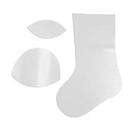 Kit de pour chaussettes - pour chaussettes de Noël de 8/12/15 pouces, ensemble de pochoirs à tricoter pour matelassage de Noël, règle pour modèles de chaussettes de base | modèle