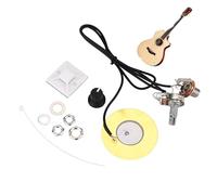 Kit de pour de guitare transducteur piézoélectrique en métal de 50 mm pré-câblé pour accessoires de guitare