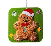 Kit de pour débutants - Projets faciles à faire soi-même sur le thème de Noël | Broderie sur feutre pour filles, garçons et de 4 à 12 ans Idée cadeau éducative