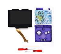 Kit De Pour Écran Lcd Regional V5 Ips Gba Sp,Rétro-4.2,Pour Game Boy Advance Sp No Need,Coque En T Toxique - Type Pattern 6 #A