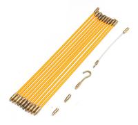 Kit De Poussée De Traction De Ruban Électrique Coaxial De Cable De Fil De Fibre De Verre De 10 Pieds