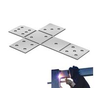 Kit De Pratique De Soudage En Acier Inoxydable | Kit De Projets Métalliques Traités Avec Précision Pour Débutants Et Experts, Ensemble De Construction De Compétences De Soudage À Onglets Carrés Plats