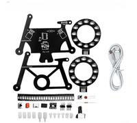 Kit de pratique de soudure à lumière fluide pour enseigner les principes de conception de circuits et l'intégration de composants (B)