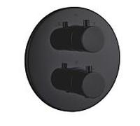 Kit de pré-assemblage AqvaZone AqvaTherm 054565702 noir mat, mitigeur thermostatique
