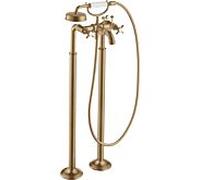 hansgrohe AXOR Montreux Mélangeur bain 2 poignées sur pieds AXOR Montreux, 16547140, Couleur: Bronze brossé