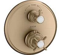 Hansgrohe Mitigeur bain-douche encastré Axor Montreux 16820140, thermostat, vanne, bronze brossé