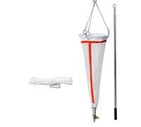 Kit de prélèvement de plancton léger - Filet de 500 Mailles pour échantillons benthiques, avec Corde et Perche, idéal pour l'analyse et la Recherche en Milieu fluvial et Marin.