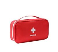 Kit de premiers secours 14 x 24 x 8 cm avec poches intérieures étanches - Sac à médicaments - Sac de pharmacie de voyage - Sac de rangement - Trousse médicale d'urgence - Kit de premiers secours