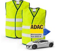 kit de premiers secours 3 en 1 pour voiture - trousse de secours, gilet de sécurité, triangle de signalisation - kit de dépannage et accessoires en cas d'accident pour voiture