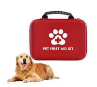 Kit de premiers secours pour chien et chat, 101 pièces, pharmacie de voyage, pour les soins à domicile et les urgences lors de voyages en plein air