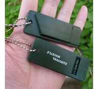 Kit De Premiers Secours Sifflet De Survie, 2 Pièces/Ensemble, Signal D'Urgence En Plein Air, Camping, Randonnée, Sport De Plein Air, Audio Multiple