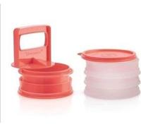 Kit de pressage et de conservation Tupperware pour hamburgers 4 x 200 g