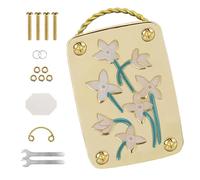 Kit de Presse à Fleurs en Métal, Micro Presse à Fleurs Portable en Métal, Kit de Préservation de Fleurs et de Plantes Mesurant, pour les Amateurs D'art et D'artisanat