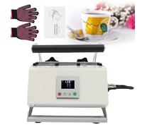 Kit de presse à sublimation pour gobelets, comprend un ruban thermique et des gants pour le transfert de chaleur, parfait pour les tasses à café et les bouteilles d'eau en verre