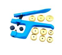 Kit de presse de montre avec fermeture de boîtier, pince à sertir de précision pour les réparations, kit de nettoyage de bijoux avec accessoires pour bricoleurs, débutants, hommes, femmes et famille