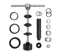 Kit de presse pour pédalier de vélo BB86 BB92 PF30, extracteur d'installation de pédalier en alliage d'aluminium avec poignée en acier inoxydable pour roulements 6805 6806 (ensemble d'outils)
