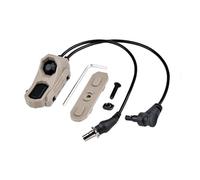Kit de pressostat modulaire à double bouton pour lampes de poche Scout PEQ15/DBAL-A2 et M300/M600, assemblage à distance, compatible avec rail Picatinny de 20 mm et système M&K