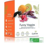 Kit de Prêt à pousser - CULTIVEA - Légumes Insolites - BIO - 5 sacs de graines - Multicolore