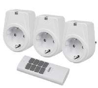 Set de prises sans fil McPower '' Comfort '' 3 prises + 1 télécommande