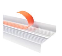 Kit de profilés de bord d'escalier auto-adhésifs PVC 40x25mm antidérapant...