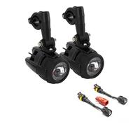 Kit de projecteurs antibrouillard Smartbomb avec connecteurs spécifiques 40w homologués pour Africa Twin 1100 + supports réglables en ABS + connecteur d'activation