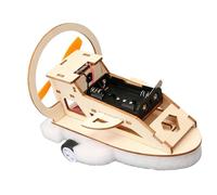 Kit de projet de physique pratique pour enfants - Voiture d'exploration en bois - Kit de modélisme - Véhicule d'expérimentation STEM - Outil d'apprentissage physique