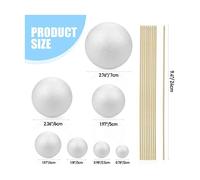 Kit De Projet De Système Solaire, Planetmodel Crafts 14 Boules De Sphères En Polystyrène De Taille Mixte Pour Les Projets Scientifiques Scolaires