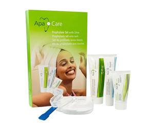 Kit de prophylaxie ApaCare Dentifrice/Repair/Polish | Émail liquide pour dents sensibles | Pour la prophylaxie à domicile