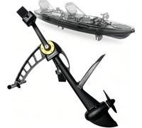 Kit De Propulsion À Pédales for Kayak, Kit Complet De Pédalier for Kayak | Conception À Montage Rapide, Pour Les Équipements De Support Des Bateaux De Pêche Pneumatiques