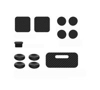 Kit de Protection 12 en 1 pour Manette Steam 2: Capuchons de Joystick en Silicone, Autocollants de Protection et Bouchons Anti-Poussière