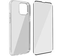 kit de protection 360° pour Apple iPhone 13 Pro Max : étui + film - bord noir