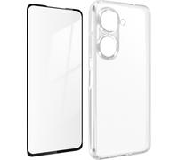 kit de protection 360° pour Asus Zenfone 9 : housse + film - bord noir