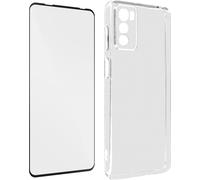 kit de protection 360° pour Motorola Moto G42 : housse + film - bord noir