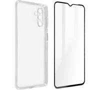 kit de protection 360° pour Samsung Galaxy A13 5G / A04s : housse + film - bord noir