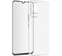 Coque Vivo V21 Silicone Souple Verre Trempé 9H Transparent Noir
