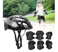 Kit de Protection Adulte pour Roller Skating - ZERONE - Ensemble de 7 pièces - Blanc - Multisport