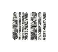 All Mountain Style Kit de protection cadre VTT Honeycomb – Camo intégral Gris Clear – 10 pièces