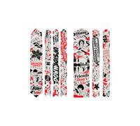 Kit de protection all mountain style full stranger things upsidedown noir rouge