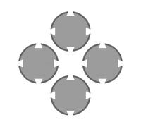 Kit de protection anti-poussière pour PS5 Pro Disc/Digital Edition,Filtre anti-poussière pour ventilateur de console de jeu,Filtre anti-poussière pour ventilateur de console de jeu (4*Bouclier)
