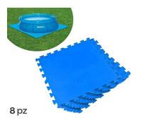 Kit de protection - BESTWAY - 58220 - 8 morceaux modulaires - 50 x 50 cm - Couleur bleue