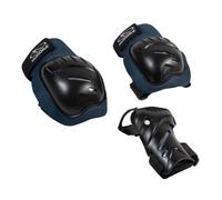 Kit de protection biomécanique comfort Hudora Bleu M