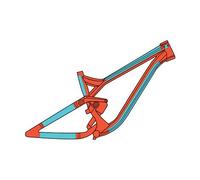 Kit de protection cadre ridewrap covered protection mtb mat clair