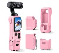 Kit de protection complet 5 en 1 en silicone de qualité supérieure pour Insta360 Luna Ultra - Coque intégrale, capuchon d'objectif, étui d'écran, coque batterie + protection d'écran en verre trempé