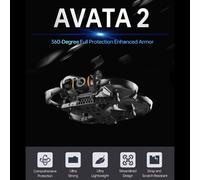 Kit de protection complet DJI Avata 2 : 360 ° Anneau de protection anti-collision, protection de cardan, châssis et couvercle supérieur. Armure complète pour drone avec S White Set