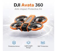 Kit de protection complet léger DJI Avata 360, sans obstruction de la vision, sans interférence panoramique, ajustement parfait, ABS 360 ° Armure Red Basic Set