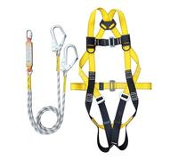 Kit de protection contre la chute de harnais de sécurité - gilet de toiture, câble de crochet | Soutien d'arrestation conforme à l'OSHA Télé usage de la construction en service lourd