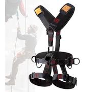 Kit De Protection Contre Les Chutes Avec Harnais De Sécurité À Cinq Points | Ceinture De Sécurité Réglable | Harnais De Travail Détachable Pour Hommes | Équipement De Chasse Et D'accrobranche | Harnai