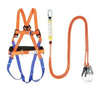 Kit de protection contre les chutes, harnais complet avec sangles de poitrine et rembourrage confortable, ensemble de protection contre les chutes à 5 points, sangle de récupération du corps complet,