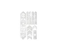 All Mountain Style Kit de protection de cadre Extra Pump for Peace – PVC 380 µm, 10 pièces – Blanc
